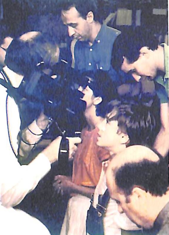 Image:   Untersuchungen der Augenbewegungen von Vicka am 7. Oktober 1984 